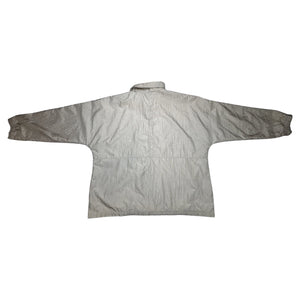 Experience the unbeatable style and functionality of the Vintage Cabin Creek windbreaker in the on-trend color of tan. With measurements of 42" for the chest, 26" for the sleeves, and a length of 31", this oversized jacket is the perfect addition to an...