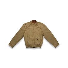 Load image into Gallery viewer, Vintage Members Only Brown and Tan Jacket is a reversible zip up two button members only jacket.  Measured Flat   Chest - 32&quot;  Sleeve - 24&quot;  Length - 24&quot;   