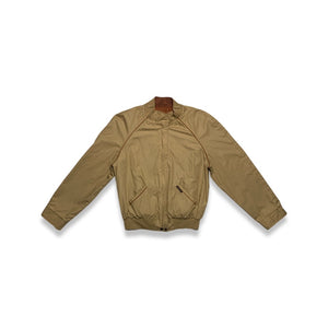 Vintage Members Only Brown and Tan Jacket is a reversible zip up two button members only jacket.  Measured Flat   Chest - 32"  Sleeve - 24"  Length - 24"   